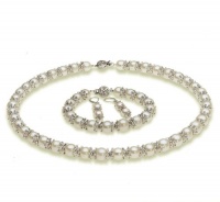 PearlsOnly MarieAnt White 8.0-8.5mm A Freshwater Cultured Pearl Set PearlsOnly MarieAnt White 8.0-8.5mm A Freshwater Cultured Pearl Set