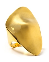 Alexis Bittar's liquid gold ring will add a dose of shapely shine to any look. During the day, slip it on with a pair of saturated stovepipes to be standout-chic. Alexis Bittar's liquid gold ring will add a dose of shapely shine to any look. During the day, slip it on with a pair of saturated stovepipes to be standout-chic.
