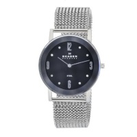 Skagen Women's 39LSSB1 Quartz Stainless Steel Black Dial Watch Skagen Women's 39LSSB1 Quartz Stainless Steel Black Dial Watch