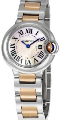 Cartier Women's W6920034 Ballon Bleu de Cartier Small Gold and Steel Watch Cartier Women's W6920034 Ballon Bleu de Cartier Small Gold and Steel Watch