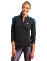 adidas Women's Response Ds Long-Sleeve Half Zip adidas Women's Response Ds Long-Sleeve Half Zip