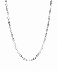 Personalize this shining sterling silver necklace from PANDORA with your favorite charms. Personalize this shining sterling silver necklace from PANDORA with your favorite charms.