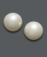 Capture the elegance of effortless style. Charter Club's chic studs feature shimmery simulated plastic pearls (8 mm) in a mixed metal post setting. Capture the elegance of effortless style. Charter Club's chic studs feature shimmery simulated plastic pearls (8 mm) in a mixed metal post setting.