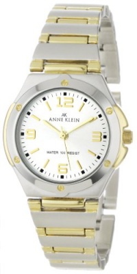 Anne Klein Women's 108655SVTT Two Tone Round Dress Watch Anne Klein Women's 108655SVTT Two Tone Round Dress Watch