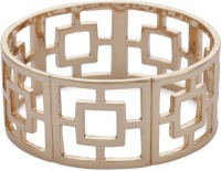 Trina Turk Pierced Rose Gold Bangle Bracelet Trina Turk Pierced Rose Gold Bangle Bracelet