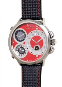 Curtis & Co. Big Time World 57mm Red Dial Swiss Made Numbered Limited Edition Watch Curtis & Co. Big Time World 57mm Red Dial Swiss Made Numbered Limited Edition Watch