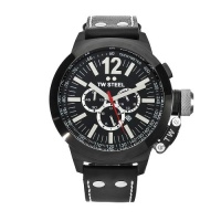 TW Steel Men's CE1034 CEO Canteen Black Leather Chronograph Dial Watch TW Steel Men's CE1034 CEO Canteen Black Leather Chronograph Dial Watch