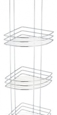 Taymor 4-Tier Corner Spa Tower, Chrome Finish Taymor 4-Tier Corner Spa Tower, Chrome Finish