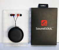 Soundsoul S-018 Acoustic Natural Ebony Wood and Metal Fusion Earphones Soundsoul S-018 Acoustic Natural Ebony Wood and Metal Fusion Earphones