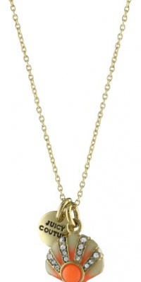 Juicy Couture Creatures Of Paradise Seashell Mini Wish Gold Necklace Juicy Couture Creatures Of Paradise Seashell Mini Wish Gold Necklace