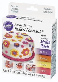 Wilton Neon Colors Fondant, Multi Pack Wilton Neon Colors Fondant, Multi Pack