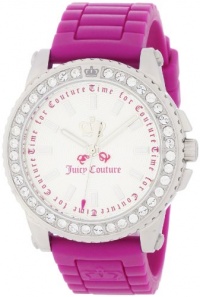 Juicy Couture Women's 1900703 Pedigree Pink Jelly Strap Watch Juicy Couture Women's 1900703 Pedigree Pink Jelly Strap Watch