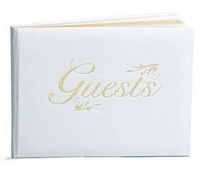 Wedding Guest Registry Book Trimmed In Gold Beautiful For Weddings, Anniversaries, And Functions Wedding Guest Registry Book Trimmed In Gold Beautiful For Weddings, Anniversaries, And Functions