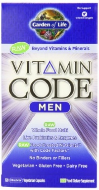 Garden of Life Vitamin Code Men's Multi-Vitamin Capsules, 120 Count Garden of Life Vitamin Code Men's Multi-Vitamin Capsules, 120 Count