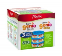 Playtex Diaper Genie Refill (810 count total - 3 pack of 270 each) Playtex Diaper Genie Refill (810 count total - 3 pack of 270 each)