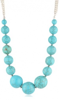 Kenneth Cole New York Semi Precious Turquoise Bead Long Necklace, 29 Kenneth Cole New York Semi Precious Turquoise Bead Long Necklace, 29