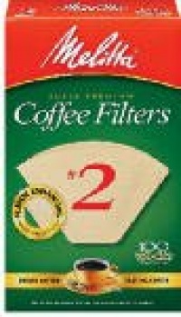 Melitta 622752 100 Count #2 Natural Brown Cone Coffee Filters Melitta 622752 100 Count #2 Natural Brown Cone Coffee Filters