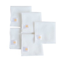 Satsuma Designs Organic Wash Cloths and Wipes 5 Pack, White Satsuma Designs Organic Wash Cloths and Wipes 5 Pack, White