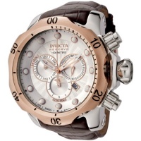 Invicta Men's 0359 Reserve Collection Venom Chronograph Brown Leather Watch Invicta Men's 0359 Reserve Collection Venom Chronograph Brown Leather Watch