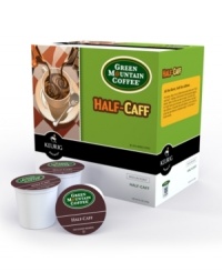Get the kick of caffeine you want! This flavorful blend packs in all the flavor you love with only half of the caffeine. Get the kick of caffeine you want! This flavorful blend packs in all the flavor you love with only half of the caffeine.