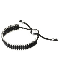 Links of London unique sterling silver hand-woven lanyard is a modern, grown-up take in the friendship band. Wear as a bracelet or attach it to your mobile phone. Links of London unique sterling silver hand-woven lanyard is a modern, grown-up take in the friendship band. Wear as a bracelet or attach it to your mobile phone.