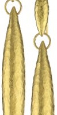 GURHAN Wheat Large High Karat Gold Drop Hook Earrings GURHAN Wheat Large High Karat Gold Drop Hook Earrings