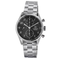 TAG Heuer Men's CAS2110.BA0730 Carrera Black Dial Chronograph Steel Watch TAG Heuer Men's CAS2110.BA0730 Carrera Black Dial Chronograph Steel Watch