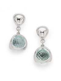 THE LOOKQuartz accentMetal detail with cutoutsRhodium-plated sterling silver settingPost backTHE MEASUREMENTDrop, about 1ORIGINImported THE LOOKQuartz accentMetal detail with cutoutsRhodium-plated sterling silver settingPost backTHE MEASUREMENTDrop, about 1ORIGINImported