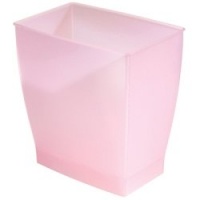 InterDesign Spa Mono 11L Rectangular Can, Blush InterDesign Spa Mono 11L Rectangular Can, Blush