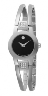 Movado Women's 604982 Amorosa Diamond Accented Bangle Bracelet Watch Movado Women's 604982 Amorosa Diamond Accented Bangle Bracelet Watch