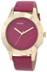 New MARC BY MARC JACOBS MBM1203 Women's Blade Amethyst Dial Amethyst Leather Band Watch New MARC BY MARC JACOBS MBM1203 Women's Blade Amethyst Dial Amethyst Leather Band Watch