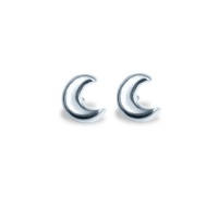 Alex Woo Mini Additions Sterling Silver Moon Earrings Alex Woo Mini Additions Sterling Silver Moon Earrings