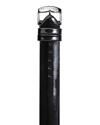 This patent leather watch strap is the perfect finish to a Philip Stein watch head. This patent leather watch strap is the perfect finish to a Philip Stein watch head.
