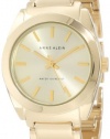 Anne Klein Women's AK/1060CHGB Round Gold Tone Watch