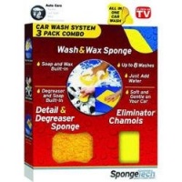 Sponge Tech 504103 Kit 3pk Combo Car Wash Sponge Tech 504103 Kit 3pk Combo Car Wash
