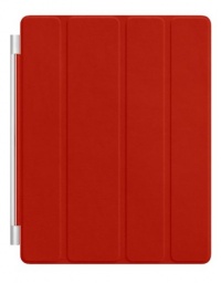 Apple iPad Smart Cover Leather (Red) - MD304LL/A