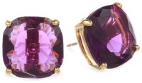 Kate Spade New York Small Square Amethyst Colored Stud Earrings Kate Spade New York Small Square Amethyst Colored Stud Earrings