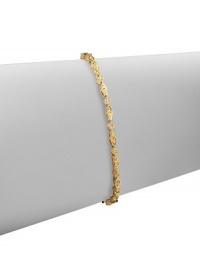 THE LOOKDelicate marquis, diamond and rectangle shapes, paved with diamondsPush-lock close with safety claspTHE FITLength, about 7½THE MATERIALDiamonds, 0.42 tcw14k yellow goldORIGINImported THE LOOKDelicate marquis, diamond and rectangle shapes, paved with diamondsPush-lock close with safety claspTHE FITLength, about 7½THE MATERIALDiamonds, 0.42 tcw14k yellow goldORIGINImported