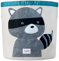 3 Sprouts Storage Bin, Grey 3 Sprouts Storage Bin, Grey