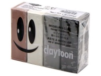 Van Aken Plastalina Modeling Clay 1 lb. neutral tones set of 4 white, ivory, gray, black Van Aken Plastalina Modeling Clay 1 lb. neutral tones set of 4 white, ivory, gray, black
