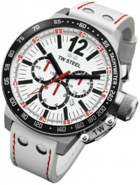 TW Steel Men's CE1013 CEO Canteen White Leather Chronograph Dial Watch TW Steel Men's CE1013 CEO Canteen White Leather Chronograph Dial Watch