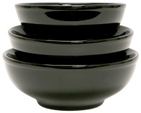 COLORcode Serving Bowl, Black Truffle, Set of 3 COLORcode Serving Bowl, Black Truffle, Set of 3