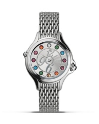 Fendi Crazy Carats Diamond and Topaz Stainless Steel Watch, 38mm Fendi Crazy Carats Diamond and Topaz Stainless Steel Watch, 38mm