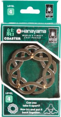 BePuzzled Hanayama Cast Metal Brainteaser Puzzles - Hanayama Coaster Puzzle (Level 4) BePuzzled Hanayama Cast Metal Brainteaser Puzzles - Hanayama Coaster Puzzle (Level 4)