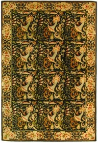 Safavieh Bergama Collection BRG107B Handmade Charcoal Wool Round Area Rug, 8-Feet Safavieh Bergama Collection BRG107B Handmade Charcoal Wool Round Area Rug, 8-Feet