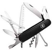 Victorinox Swiss Army Huntsman Pocket Knife,Black Victorinox Swiss Army Huntsman Pocket Knife,Black
