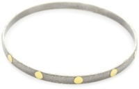 GURHAN Midnight Sterling Silver With Gold Accents Bangle Bracelet GURHAN Midnight Sterling Silver With Gold Accents Bangle Bracelet