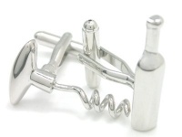 Wine Bottle & Corkscrew Cufflinks Gift Boxed Wine Bottle & Corkscrew Cufflinks Gift Boxed