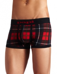 Papi Men's Scotties Plaid Brazilian Brief, Geisha Red, Small Papi Men's Scotties Plaid Brazilian Brief, Geisha Red, Small