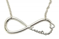 One Direction Infinite Directioner Pendant w/18 Link Chain Necklace XC253 Silver One Direction Infinite Directioner Pendant w/18 Link Chain Necklace XC253 Silver